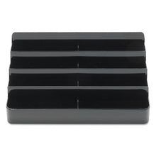 Load image into Gallery viewer, deflecto® wholesale. 8-tier Recycled Business Card Holder, 400 Card Cap, 7 7-8 X 3 7-8 X 3 3-8, Black. HSD Wholesale: Janitorial Supplies, Breakroom Supplies, Office Supplies.