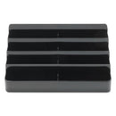 deflecto® wholesale. 8-tier Recycled Business Card Holder, 400 Card Cap, 7 7-8 X 3 7-8 X 3 3-8, Black. HSD Wholesale: Janitorial Supplies, Breakroom Supplies, Office Supplies.