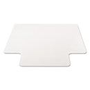 deflecto® wholesale. Economat Occasional Use Chair Mat, Low Pile Carpet, Flat, 36 X 48, Lipped, Clear. HSD Wholesale: Janitorial Supplies, Breakroom Supplies, Office Supplies.