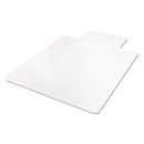 deflecto® wholesale. Economat Occasional Use Chair Mat, Low Pile Carpet, Flat, 36 X 48, Lipped, Clear. HSD Wholesale: Janitorial Supplies, Breakroom Supplies, Office Supplies.