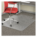 deflecto® wholesale. Economat Occasional Use Chair Mat, Low Pile Carpet, Flat, 36 X 48, Lipped, Clear. HSD Wholesale: Janitorial Supplies, Breakroom Supplies, Office Supplies.