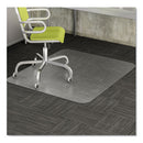 deflecto® wholesale. Economat Occasional Use Chair Mat For Low Pile Carpet, 45 X 53, Rectangular, Clear. HSD Wholesale: Janitorial Supplies, Breakroom Supplies, Office Supplies.