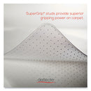 deflecto® wholesale. Economat Occasional Use Chair Mat For Low Pile Carpet, 45 X 53, Rectangular, Clear. HSD Wholesale: Janitorial Supplies, Breakroom Supplies, Office Supplies.