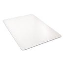 deflecto® wholesale. All Day Use Chair Mat - All Carpet Types, 45 X 53, Rectangle, Clear. HSD Wholesale: Janitorial Supplies, Breakroom Supplies, Office Supplies.