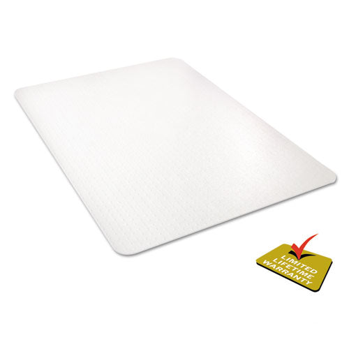 deflecto® wholesale. All Day Use Chair Mat - All Carpet Types, 45 X 53, Rectangle, Clear. HSD Wholesale: Janitorial Supplies, Breakroom Supplies, Office Supplies.