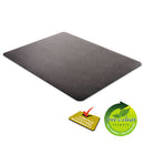 deflecto® wholesale. Economat Occasional Use Chair Mat For Low Pile Carpet, 46 X 60, Rectangular, Black. HSD Wholesale: Janitorial Supplies, Breakroom Supplies, Office Supplies.