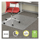 deflecto® wholesale. Economat Occasional Use Chair Mat, Low Pile Carpet, Roll, 46 X 60, Rectangle, Clear. HSD Wholesale: Janitorial Supplies, Breakroom Supplies, Office Supplies.