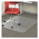 deflecto® wholesale. Economat Occasional Use Chair Mat, Low Pile Carpet, Flat, 46 X 60, Rectangle, Clear. HSD Wholesale: Janitorial Supplies, Breakroom Supplies, Office Supplies.