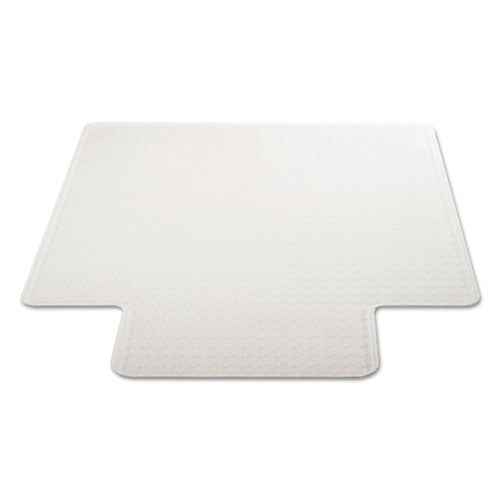 deflecto® wholesale. Duramat Moderate Use Chair Mat, Low Pile Carpet, Flat, 36 X 48, Lipped, Clear. HSD Wholesale: Janitorial Supplies, Breakroom Supplies, Office Supplies.