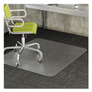 deflecto® wholesale. Duramat Moderate Use Chair Mat, Low Pile Carpet, Flat, 36 X 48, Lipped, Clear. HSD Wholesale: Janitorial Supplies, Breakroom Supplies, Office Supplies.