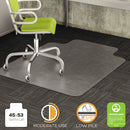 deflecto® wholesale. Duramat Moderate Use Chair Mat For Low Pile Carpet, 45 X 53, Wide Lipped, Clear. HSD Wholesale: Janitorial Supplies, Breakroom Supplies, Office Supplies.