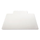 deflecto® wholesale. Duramat Moderate Use Chair Mat For Low Pile Carpet, 45 X 53, Wide Lipped, Clear. HSD Wholesale: Janitorial Supplies, Breakroom Supplies, Office Supplies.