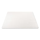 deflecto® wholesale. Duramat Moderate Use Chair Mat, Low Pile Carpet, Flat, 46 X 60, Rectangle, Clear. HSD Wholesale: Janitorial Supplies, Breakroom Supplies, Office Supplies.