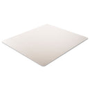 deflecto® wholesale. Duramat Moderate Use Chair Mat, Low Pile Carpet, Flat, 46 X 60, Rectangle, Clear. HSD Wholesale: Janitorial Supplies, Breakroom Supplies, Office Supplies.