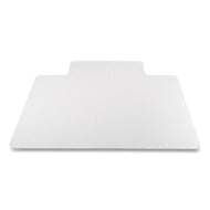 deflecto® wholesale. Antimicrobial Chair Mat, Medium Pile Carpet, 48 X 36, Lipped, Clear. HSD Wholesale: Janitorial Supplies, Breakroom Supplies, Office Supplies.