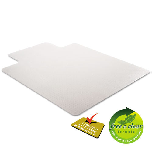deflecto® wholesale. Supermat Frequent Use Chair Mat, Med Pile Carpet, Flat, 36 X 48, Lipped, Clear. HSD Wholesale: Janitorial Supplies, Breakroom Supplies, Office Supplies.