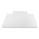deflecto® wholesale. Antimicrobial Chair Mat, Medium Pile Carpet, 53 X 45, Lipped, Clear. HSD Wholesale: Janitorial Supplies, Breakroom Supplies, Office Supplies.