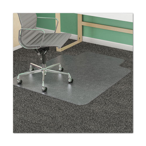 deflecto® wholesale. Supermat Frequent Use Chair Mat For Medium Pile Carpet, 45 X 53, Wide Lipped, Clear. HSD Wholesale: Janitorial Supplies, Breakroom Supplies, Office Supplies.