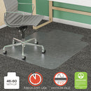 deflecto® wholesale. Supermat Frequent Use Chair Mat For Medium Pile Carpet, 46 X 60, Wide Lipped, Clear. HSD Wholesale: Janitorial Supplies, Breakroom Supplies, Office Supplies.