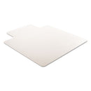 deflecto® wholesale. Rollamat Frequent Use Chair Mat, Med Pile Carpet, Flat, 45 X 53, Wide Lipped, Clear. HSD Wholesale: Janitorial Supplies, Breakroom Supplies, Office Supplies.