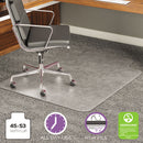 deflecto® wholesale. Execumat All Day Use Chair Mat For High Pile Carpet, 45 X 53, Wide Lipped, Clear. HSD Wholesale: Janitorial Supplies, Breakroom Supplies, Office Supplies.