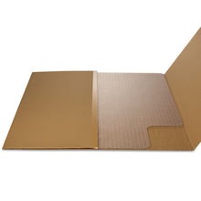 Load image into Gallery viewer, deflecto® wholesale. Execumat All Day Use Chair Mat For High Pile Carpet, 45 X 53, Wide Lipped, Clear. HSD Wholesale: Janitorial Supplies, Breakroom Supplies, Office Supplies.