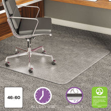 Load image into Gallery viewer, deflecto® wholesale. Execumat All Day Use Chair Mat For High Pile Carpet, 46 X 60, Rectangular, Clear. HSD Wholesale: Janitorial Supplies, Breakroom Supplies, Office Supplies.