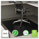 deflecto® wholesale. Economat All Day Use Chair Mat For Hard Floors, 45 X 53, Rectangular, Black. HSD Wholesale: Janitorial Supplies, Breakroom Supplies, Office Supplies.