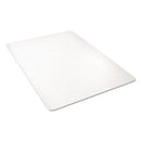 deflecto® wholesale. All Day Use Chair Mat - Hard Floors, 45 X 53, Rectangle, Clear. HSD Wholesale: Janitorial Supplies, Breakroom Supplies, Office Supplies.