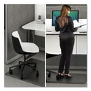deflecto® wholesale. Ergonomic Sit Stand Mat, 53 X 45, Black. HSD Wholesale: Janitorial Supplies, Breakroom Supplies, Office Supplies.