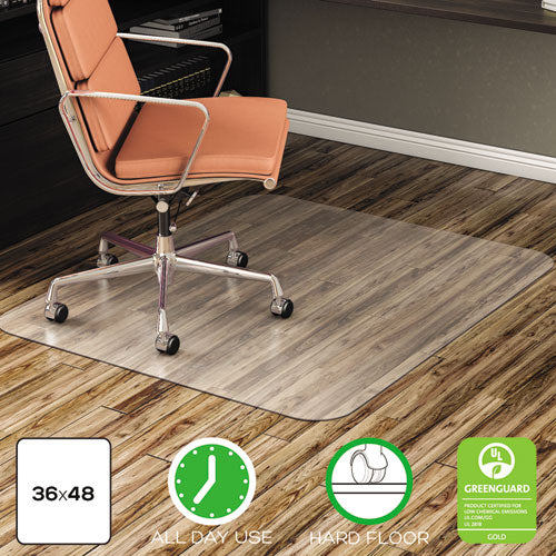 deflecto® wholesale. Economat All Day Use Chair Mat For Hard Floors, 36 X 48, Rectangular, Clear. HSD Wholesale: Janitorial Supplies, Breakroom Supplies, Office Supplies.