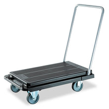 Load image into Gallery viewer, deflecto® wholesale. Heavy-duty Platform Cart, 500 Lb Capacity, 21 X 32.5 X 37.5, Black. HSD Wholesale: Janitorial Supplies, Breakroom Supplies, Office Supplies.