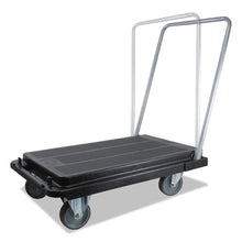 Load image into Gallery viewer, deflecto® wholesale. Heavy-duty Platform Cart, 500 Lb Capacity, 21 X 32.5 X 37.5, Black. HSD Wholesale: Janitorial Supplies, Breakroom Supplies, Office Supplies.