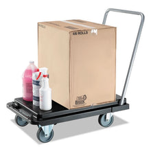 Load image into Gallery viewer, deflecto® wholesale. Heavy-duty Platform Cart, 500 Lb Capacity, 21 X 32.5 X 37.5, Black. HSD Wholesale: Janitorial Supplies, Breakroom Supplies, Office Supplies.