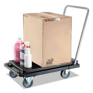 deflecto® wholesale. Heavy-duty Platform Cart, 500 Lb Capacity, 21 X 32.5 X 37.5, Black. HSD Wholesale: Janitorial Supplies, Breakroom Supplies, Office Supplies.