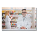 deflecto® wholesale. Hanging Barrier, 23.75" X 35.75", Polycarbonate, Clear, 2-carton. HSD Wholesale: Janitorial Supplies, Breakroom Supplies, Office Supplies.