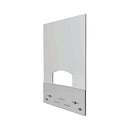 deflecto® wholesale. Mounting Safety Barrier With Pass Thru, 31.5" X 38", Acrylic, Clear, 2-carton. HSD Wholesale: Janitorial Supplies, Breakroom Supplies, Office Supplies.