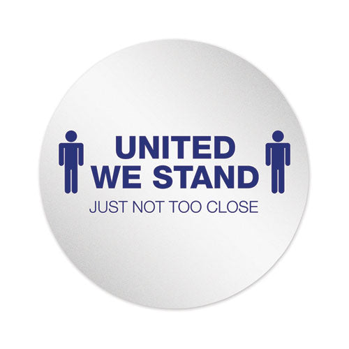 deflecto® wholesale. Personal Spacing Discs, United We Stand, 20