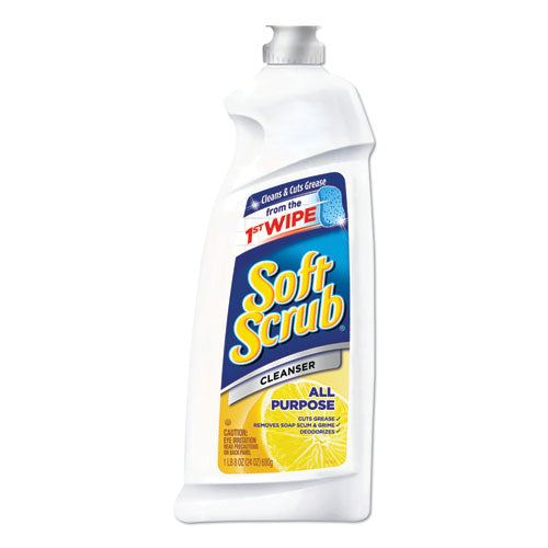 Soft Scrub® wholesale. All Purpose Cleanser, Lemon Scent, 24 Oz Bottle, 9-carton. HSD Wholesale: Janitorial Supplies, Breakroom Supplies, Office Supplies.
