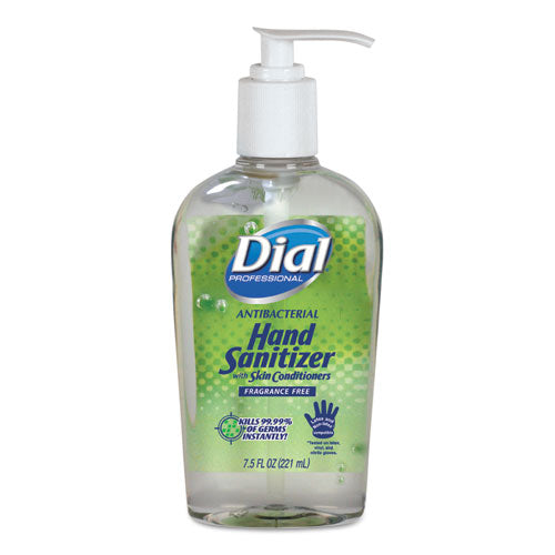 Dial® Professional wholesale. Dial® Antibacterial With Moisturizers Gel Hand Sanitizer, 7.5 Oz, Pump, Fragrance-free. HSD Wholesale: Janitorial Supplies, Breakroom Supplies, Office Supplies.