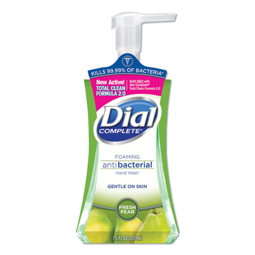 Dial® wholesale. Dial® Antibacterial Foaming Hand Wash, Fresh Pear, 7.5 Oz Pump Bottle. HSD Wholesale: Janitorial Supplies, Breakroom Supplies, Office Supplies.