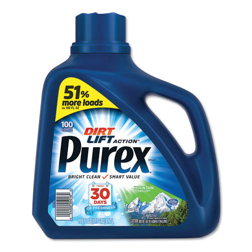 Purex® wholesale. Purex Liquid Laundry Detergent, Mountain Breeze, 150 Oz Bottle, 4-carton. HSD Wholesale: Janitorial Supplies, Breakroom Supplies, Office Supplies.