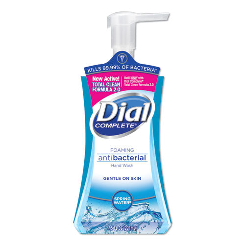 Dial® wholesale. Dial® Antibacterial Foaming Hand Wash, Spring Water, 7.5 Oz, 8-carton. HSD Wholesale: Janitorial Supplies, Breakroom Supplies, Office Supplies.