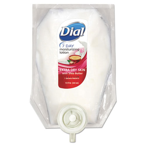 Dial® wholesale. Dial® Extra Dry 7-day Moisturizing Lotion With Shea Butter, 15 Oz Refill. HSD Wholesale: Janitorial Supplies, Breakroom Supplies, Office Supplies.