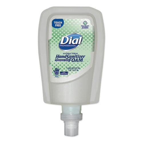 Dial® Professional wholesale. Dial® Fit Fragrance-free Antimicrobial Touch-free Dispenser Refill Foam Hand Sanitizer, 1000 Ml, 3-carton. HSD Wholesale: Janitorial Supplies, Breakroom Supplies, Office Supplies.