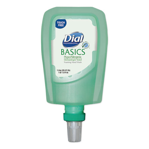 Dial® Professional wholesale. Dial® Fit Basics Hypoallergenic Foaming Hand Wash Universal Touch Free Refill, Honeysuckle, 1,000 Ml Refill. HSD Wholesale: Janitorial Supplies, Breakroom Supplies, Office Supplies.