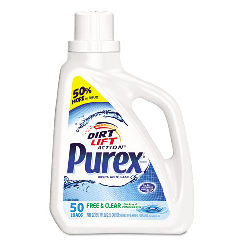 Purex® wholesale. Purex Free And Clear Liquid Laundry Detergent, Unscented, 75 Oz Bottle. HSD Wholesale: Janitorial Supplies, Breakroom Supplies, Office Supplies.