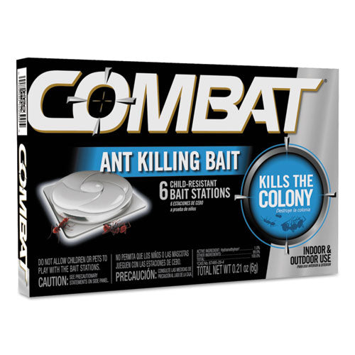 Combat® wholesale. Combat Ant Killing System, Child-resistant, Kills Queen And Colony, 6-box, 12 Boxes-carton. HSD Wholesale: Janitorial Supplies, Breakroom Supplies, Office Supplies.