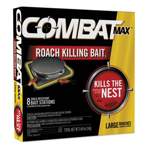 Combat® wholesale. Roach Bait Insecticide, 0.49 Oz Bait, 8-pack, 12 Pack-carton. HSD Wholesale: Janitorial Supplies, Breakroom Supplies, Office Supplies.