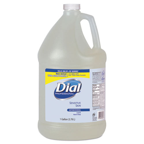 Dial® Professional wholesale. Dial® Antimicrobial Soap For Sensitive Skin, Floral, 1 Gal Bottle, 4-carton. HSD Wholesale: Janitorial Supplies, Breakroom Supplies, Office Supplies.